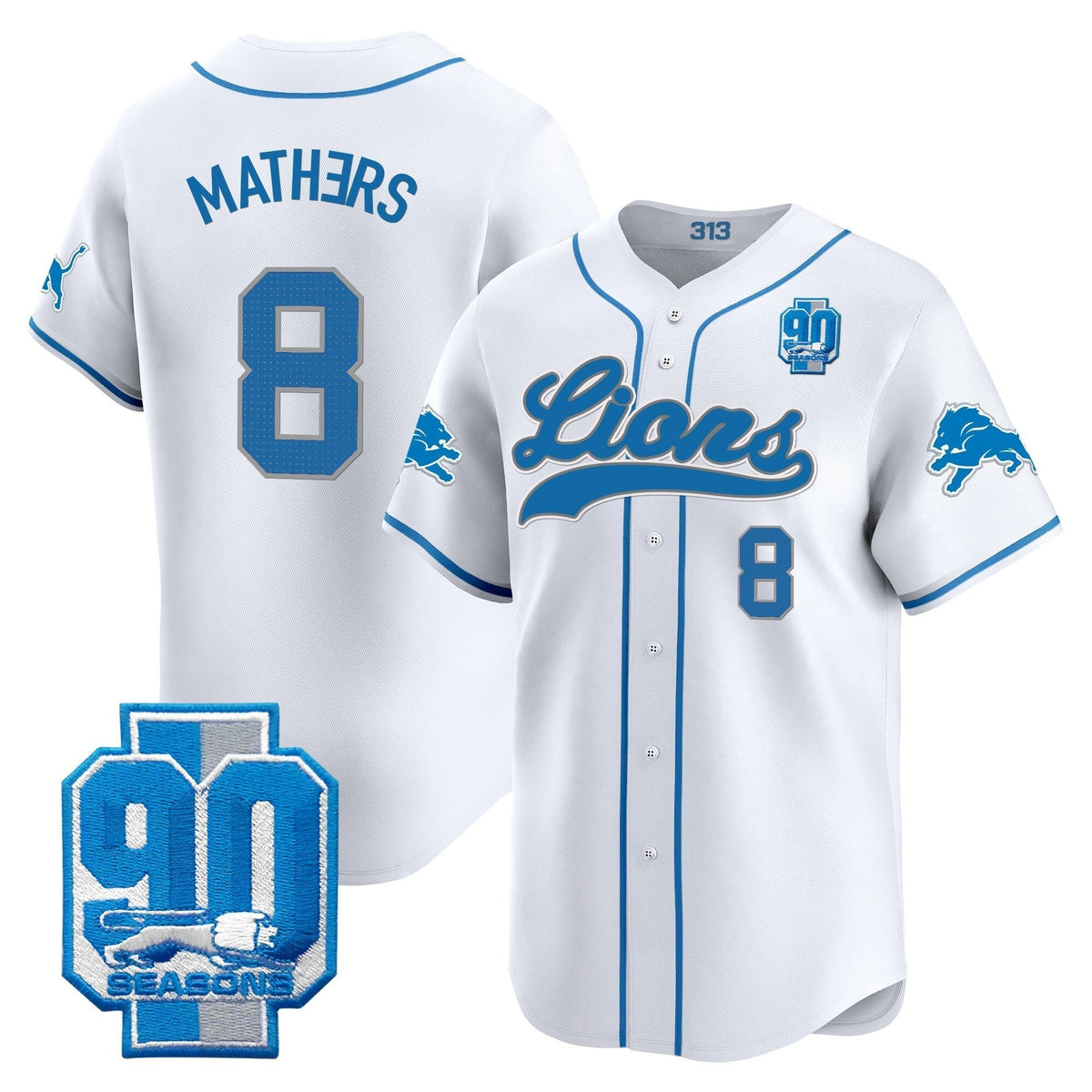 DET 2025 Vapor Baseball Jersey - All Stitched