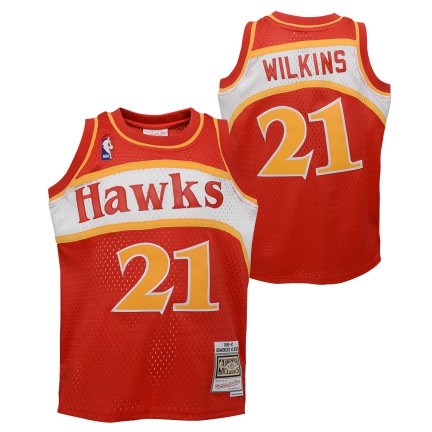 Dominique Wilkins Atlanta Hawks Mitchell & Ness Red 1986-87 Hardwood Classics Swingman Jersey