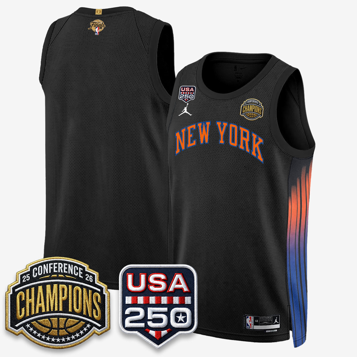 NYK 2026 NBA Eastern Conference Champions City Edition Jersey V2- Stitched (2)