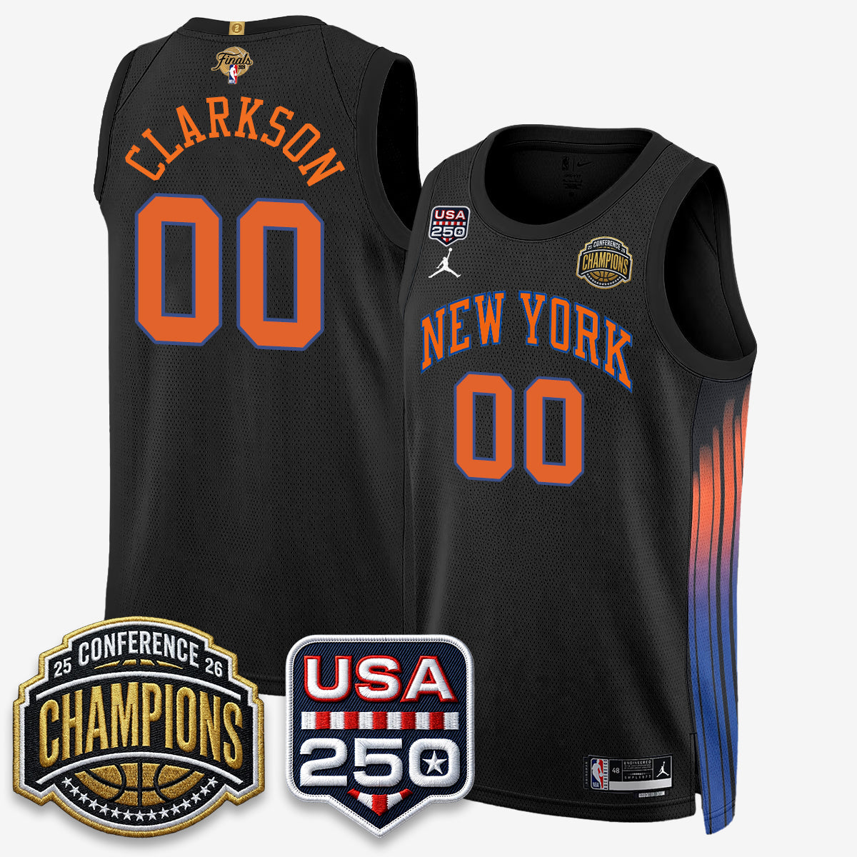 NYK 2026 NBA Eastern Conference Champions City Edition Jersey V2- Stitched (2)