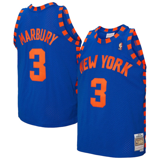 Stephon Marbury New York Knicks 2005/06 Royal Hardwood Classics Swingman Basketball Jersey