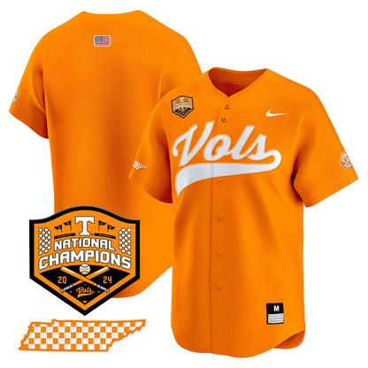 Women's Tennessee Volunteers 2024 National Champions Vapor Premier Limited Jersey - All Stitched