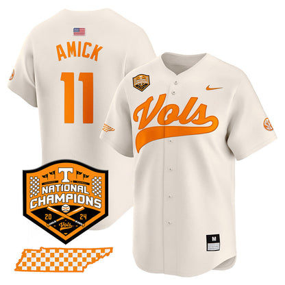 Women's Tennessee Volunteers 2024 National Champions Vapor Premier Limited Jersey - All Stitched