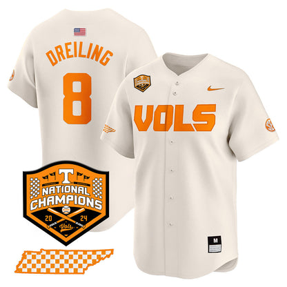 Women's Tennessee Volunteers 2024 National Champions Vapor Premier Limited Jersey V1 - All Stitched
