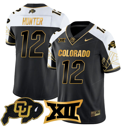 Men's Colorado Buffaloes 2024 Vapor Limited Gold Jersey N3 - All Stitched