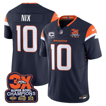 DEN 3-Time Champions Patch Vapor Limited Jersey