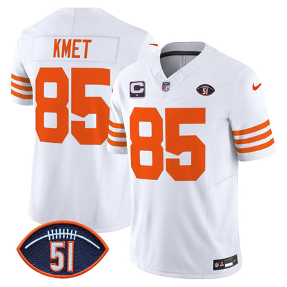 CB Dick Butkus Patch Throwback Vapor Limited Jersey