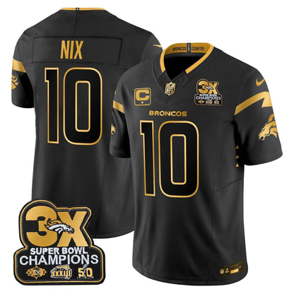 DB 3-Time Champions Patch Gold Vapor Limited Jersey