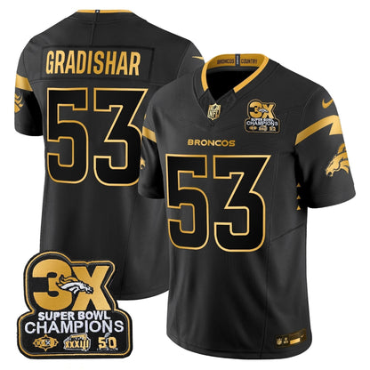 DB 3-Time Champions Patch Gold Vapor Limited Jersey