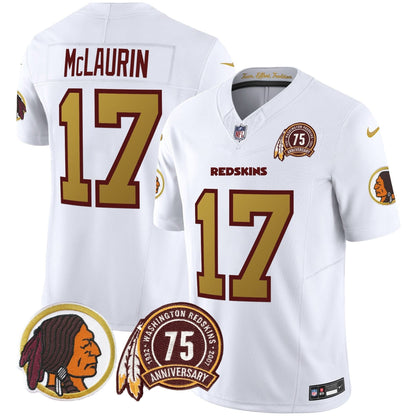 WR Throwback 75th Patch Vapor Limited Jersey