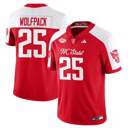 Men's NC State Wolfpack Football "City of Oaks" Jersey - All Stitched