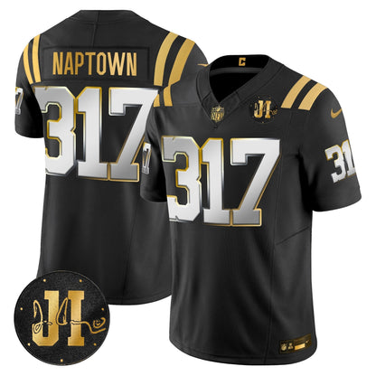 IND 2025 Jim Irsay Patch Gold Vapor Limited Jersey
