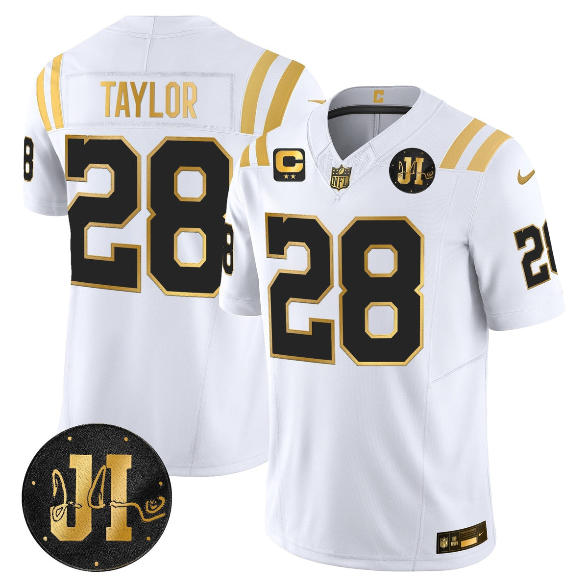 IND 2025 Jim Irsay Patch Gold Vapor Limited Jersey