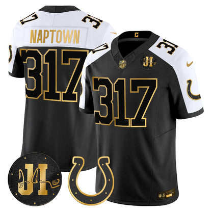 IND 2025 Jim Irsay Patch Gold Vapor Limited Jersey
