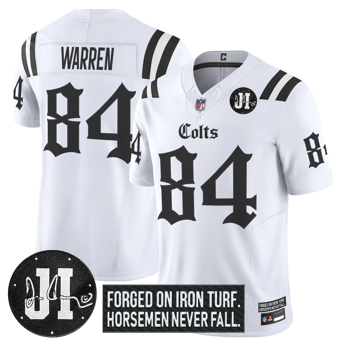 IND 2025 'Gothic Iron Hoof Edition' Vapor Limited Jersey - Jim Irsay Patch