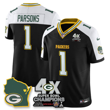 GB 4-Time Champions Patch Vapor Limited Jersey