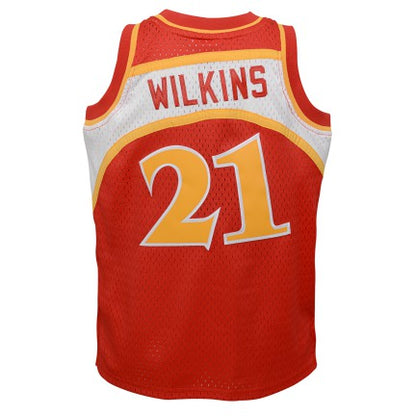 Dominique Wilkins Atlanta Hawks Mitchell & Ness Red 1986-87 Hardwood Classics Swingman Jersey