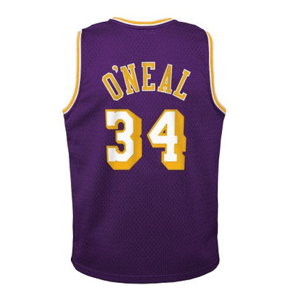 Los Angeles Lakers Shaquille O`Neal Mitchell & Ness Purple 1996-97 Hardwood Classics Swingman Jersey