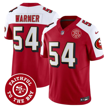 SF Throwback Faithful To The Bay Patch Vapor Limited Jersey
