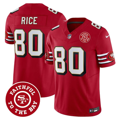 SF Throwback Faithful To The Bay Patch Vapor Limited Jersey