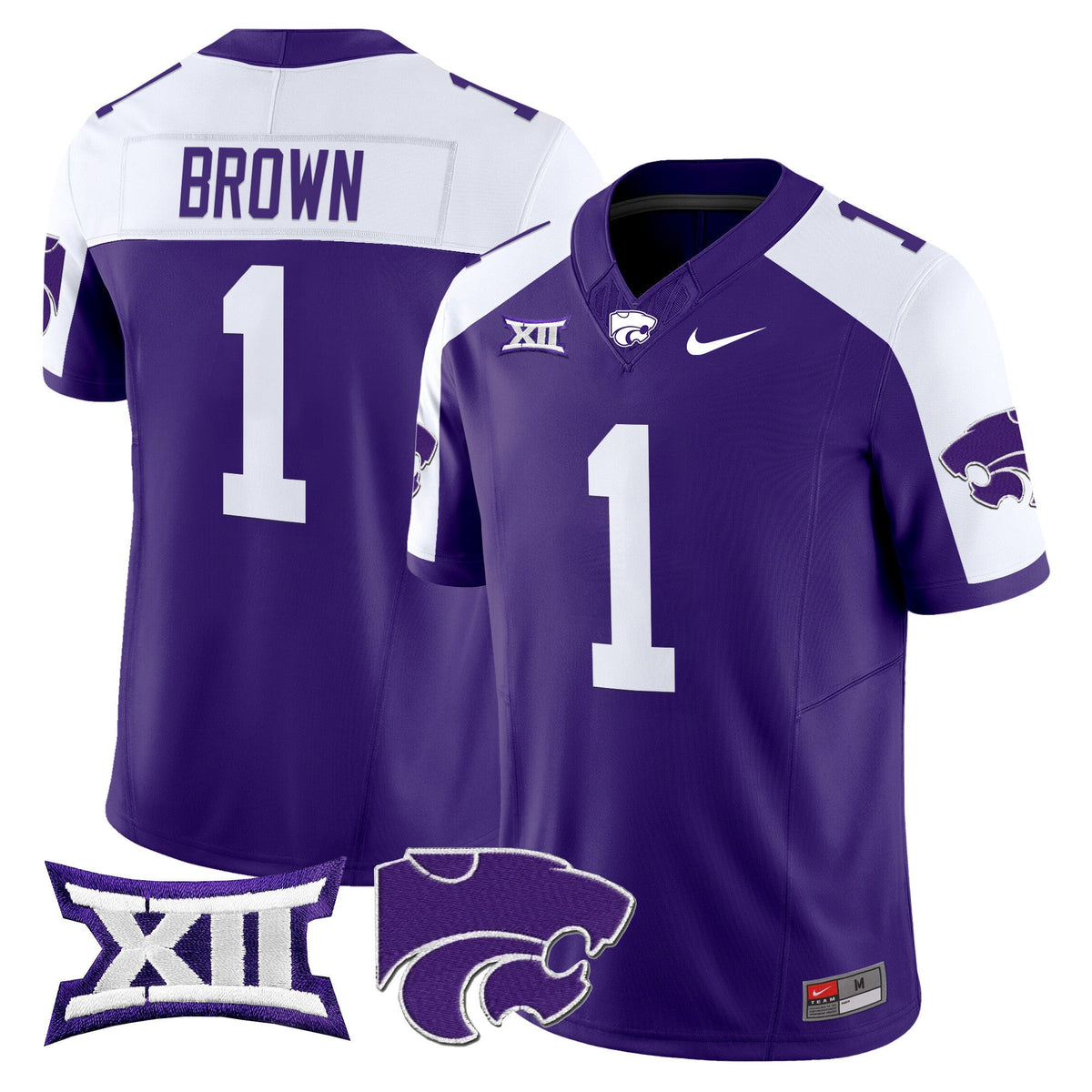 Men's Kansas State Wildcats 2025 Vapor Limited Jersey - All Stitched