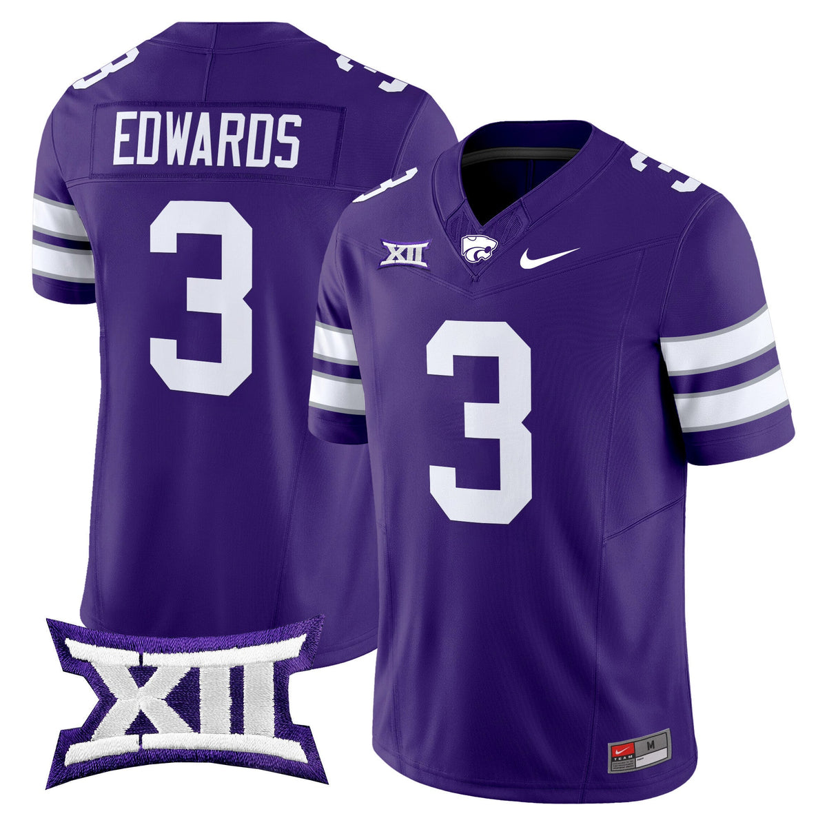Men's Kansas State Wildcats 2025 Vapor Limited Jersey - All Stitched