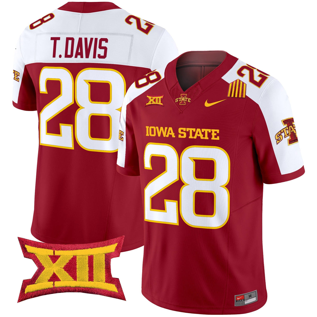 Men's Iowa State Cyclones 2025 Vapor Limited Jersey - All Stitched