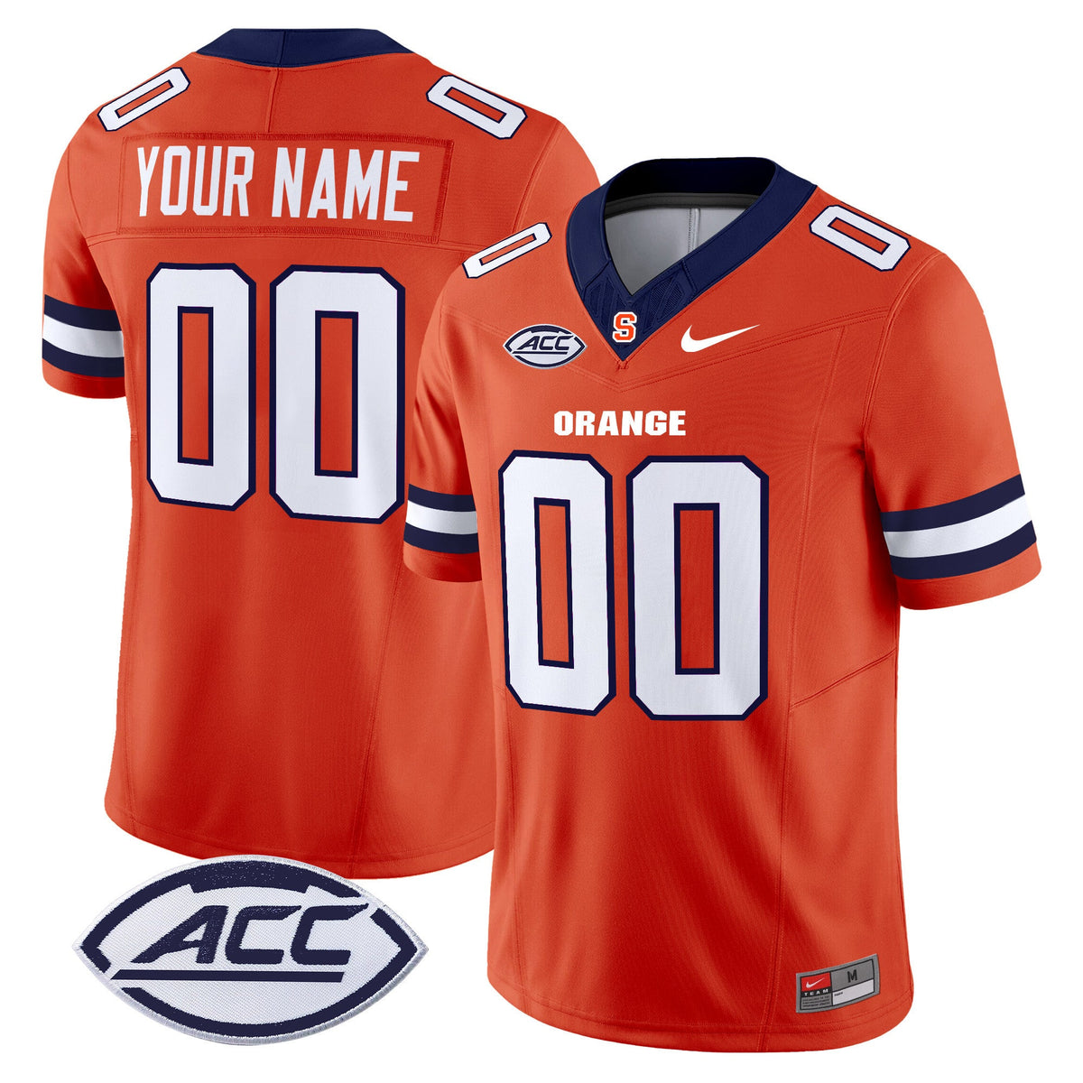 Syracuse Orange 2025 Vapor Limited Custom Jersey - All stitched