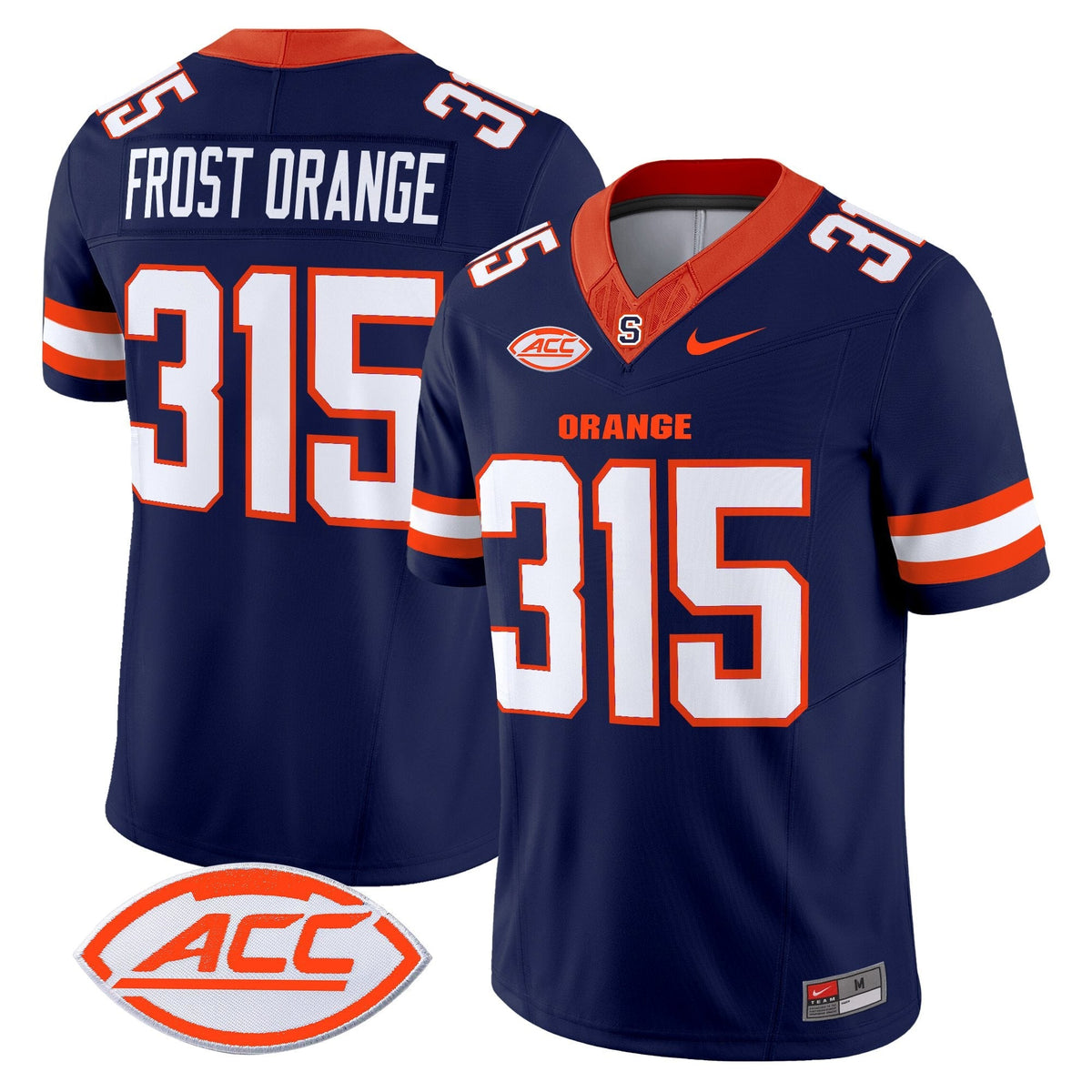 Men's Syracuse Orange 2025 Vapor Limited Jersey - All stitched