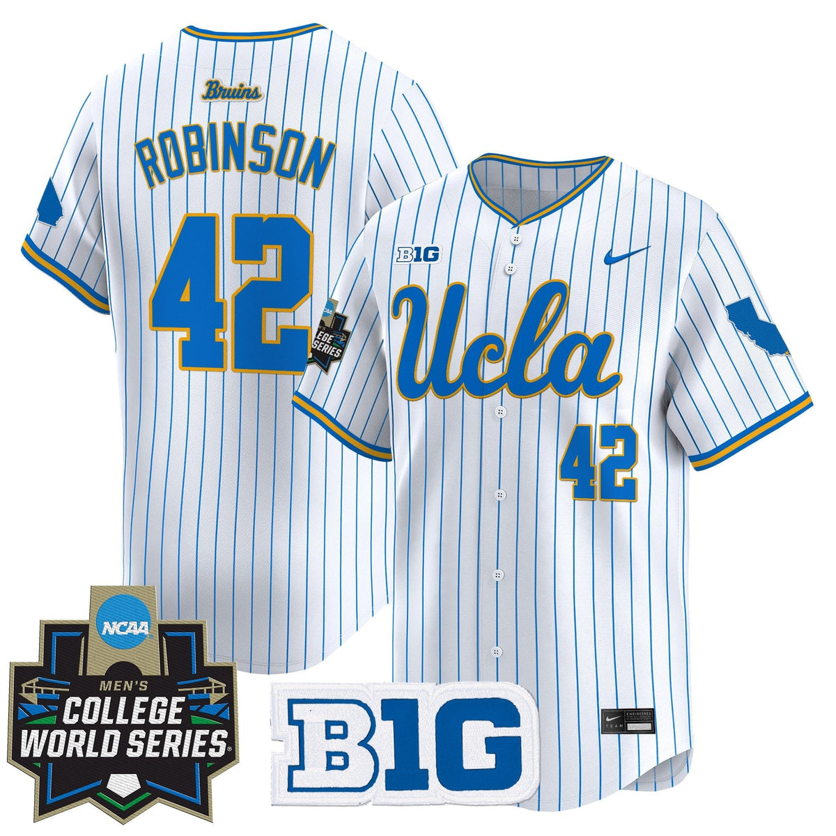 Men's UCLA Bruins 2025 World Series Vapor Premier Limited Jersey - All Stitched