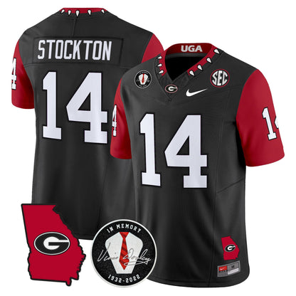 Men's Georgia Bulldogs 2025 Color Sleeves Vapor Limited Jersey - All Stitched