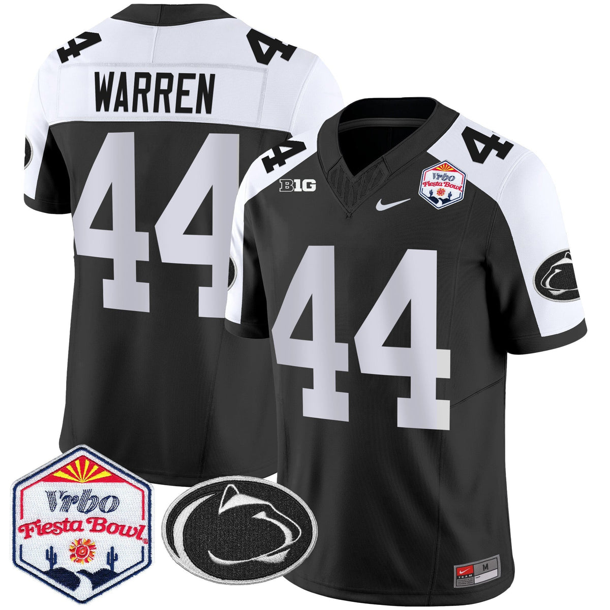 Men's Penn State Nittany Lions 2024 The Fiesta Bowl Patch Vapor Limited Jersey - All Stitched