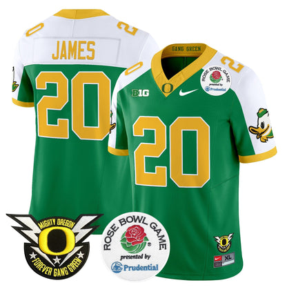 Men's Oregon Ducks 2024 Rose Bowl Vapor Limited Jersey - All Stitched