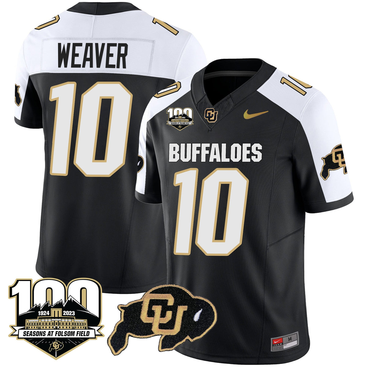 Men's Colorado Buffaloes 100 Seasons Patch Vapor Limited Jersey - All Stitched