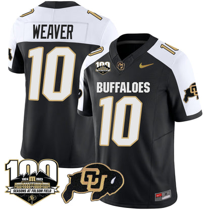 Men's Colorado Buffaloes 100 Seasons Patch Vapor Limited Jersey - All Stitched