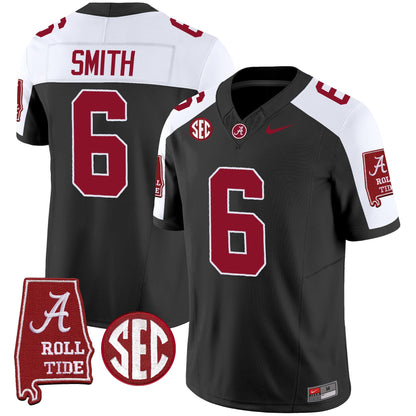 Men's Alabama Crimson Tide Vapor Limited Jersey V5 - Alabama Map - All Stitched