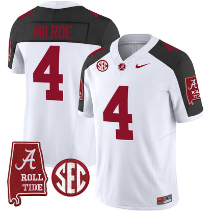 Men's Alabama Crimson Tide Vapor Limited Jersey V5 - Alabama Map - All Stitched