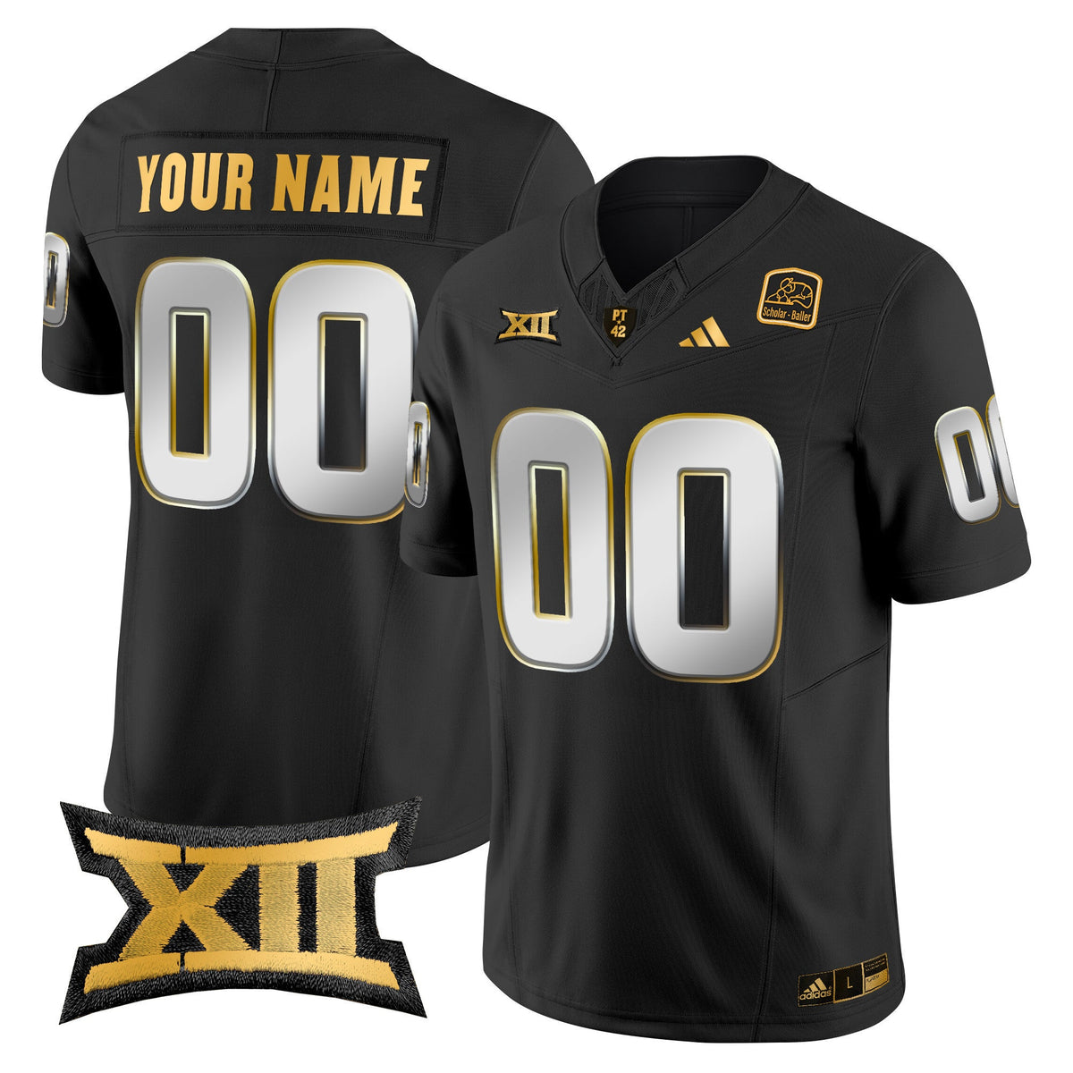 Arizona State Sun Devils 2024 Gold Vapor Limited Custom Jersey - All Stitched