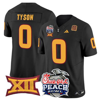 Men's Arizona State Sun Devils 2025 Peach Bowl Vapor Limited Jersey - All Stitched