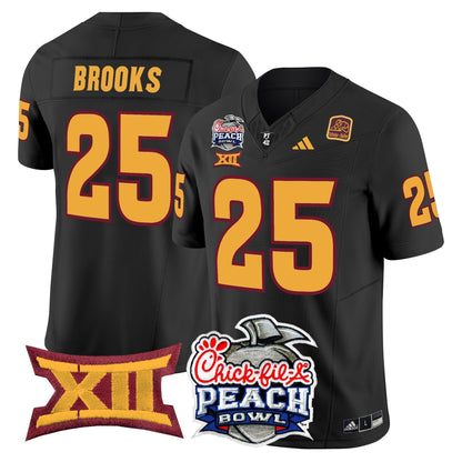 Men's Arizona State Sun Devils 2025 Peach Bowl Vapor Limited Jersey - All Stitched
