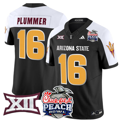 Men's Arizona State Sun Devils 2025 Peach Bowl Vapor Limited Jersey - All Stitched