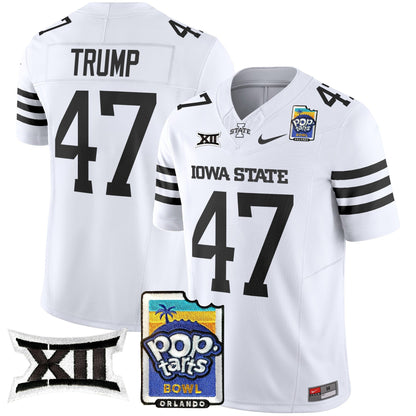 Men's Iowa State Cyclones 2025 PopTarts Bowl Patch Vapor Limited Jersey - All Stitched