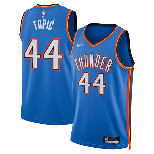 Oklahoma City Thunder Icon Swingman Jersey Blue Nikola Topi Unisex | RTJ13038