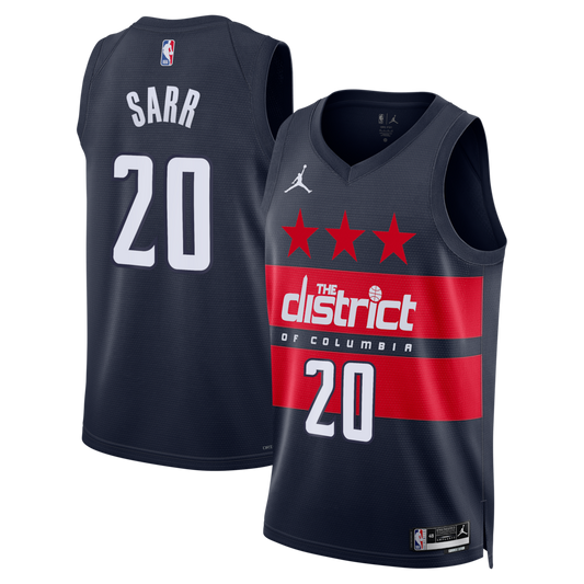 Washington Wizards Jordan Brand Statement Edition Swingman Jersey Navy Alex Sarr Mens | Stitched Jersey RTJS 11908