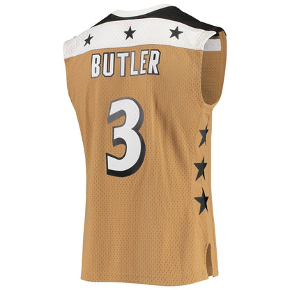Men's Caron Butler Washington Wizards Mitchell & Ness 2007-08 Hardwood Classics Swingman Jersey - Gold