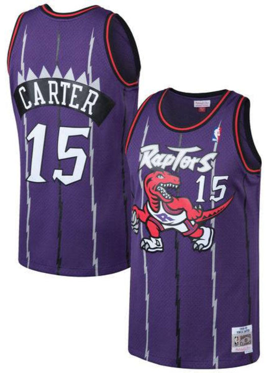Men's Vince Carter Toronto Raptors Mitchell & Ness 1998-99 Hardwood Classics Swingman Jersey - Purple